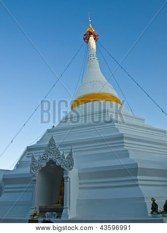 Tai Yai stile Pagoda In Wat Phra che Doi Kong Mu