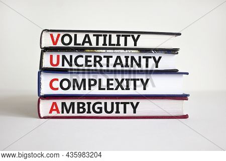 Vuca Volatility, Uncertainty, Complexity, Ambiguity Symbol. Words 'vuca Volatility, Uncertainty, Com
