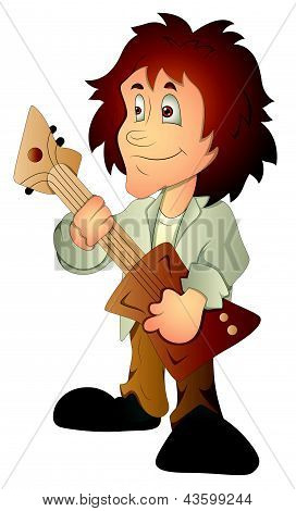 Rockstar Cartoon Vector Photo Free Trial Bigstock