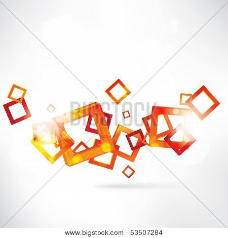 Abstract background with speech bubble