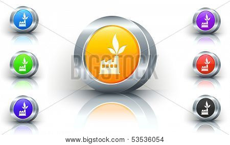 Green Factory Color Button Set