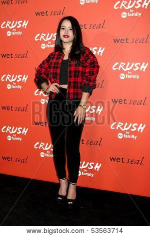 LOS ANGELES - NOV 6:  Cierra Ramirez at the CRUSH by ABC Family Clothing Line Launch at London Hotel on November 6, 2013 in West Hollywood, CA