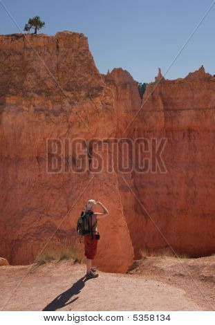 Escursionista di Bryce Canyon