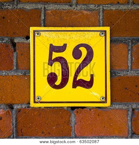 Number 52