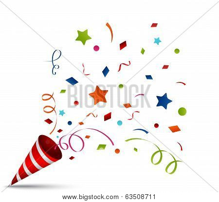 exploding party popper