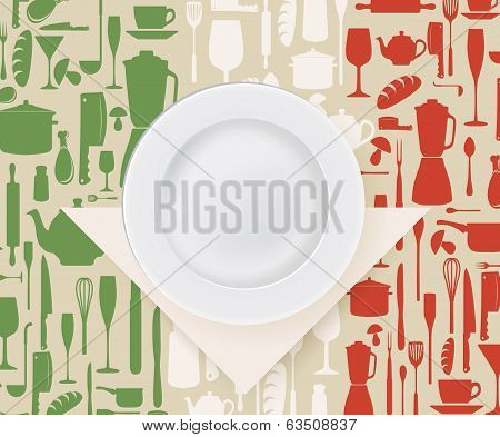 Italian restaurant menu and poster design