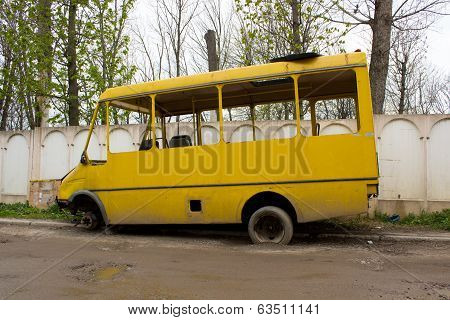 A Broken Old Bus