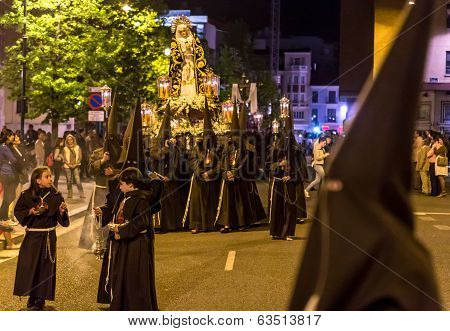 Valladolid Good Thursday Night 2014 02