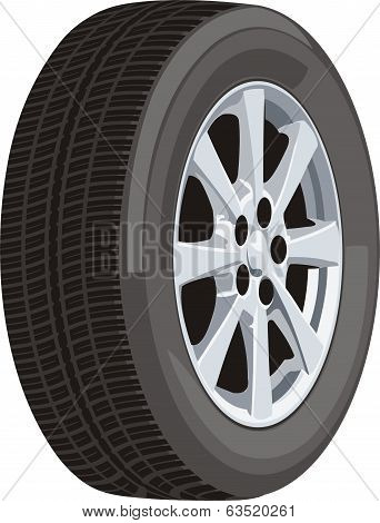 car wheel