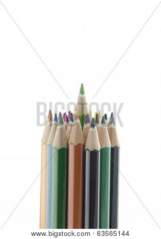 Outstanding meaning was presented by group pencil color