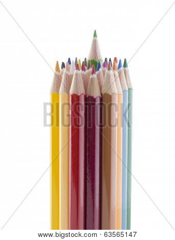Outstanding meaning was presented by group pencil color