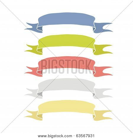 vintage ribbon banner