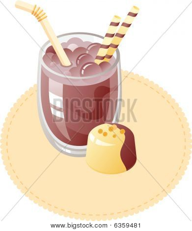 Chokolade milk shake og trøffel