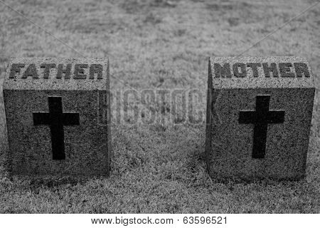 Mother And Father Headstone