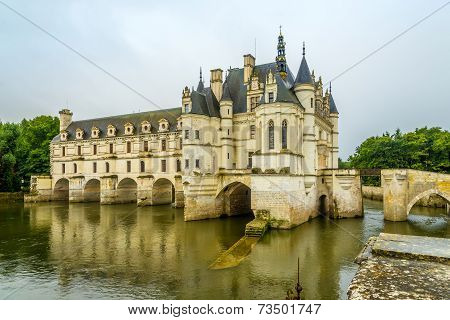 The Chateau Chenonceau, On The River Cher