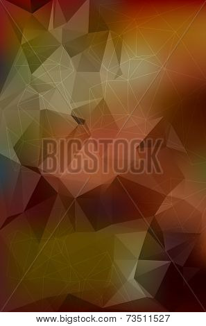 Abstract bright geometric polygonal background with place for your text