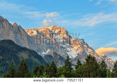 Zugspitze top of Germany