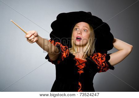 Witch doing her dirty tricks 