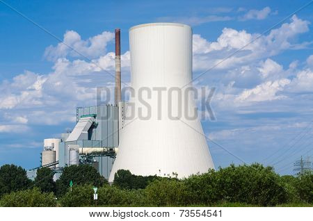 Power Plant On The Rhine