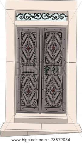 Vintage Wooden Door