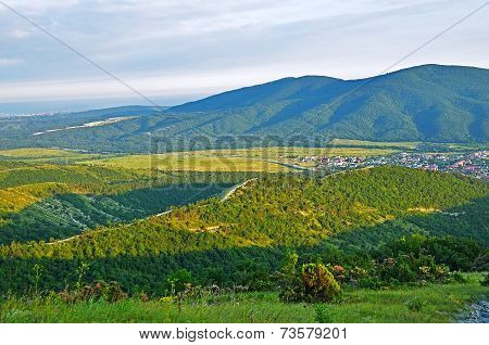 Caucasus Mountains In Summer