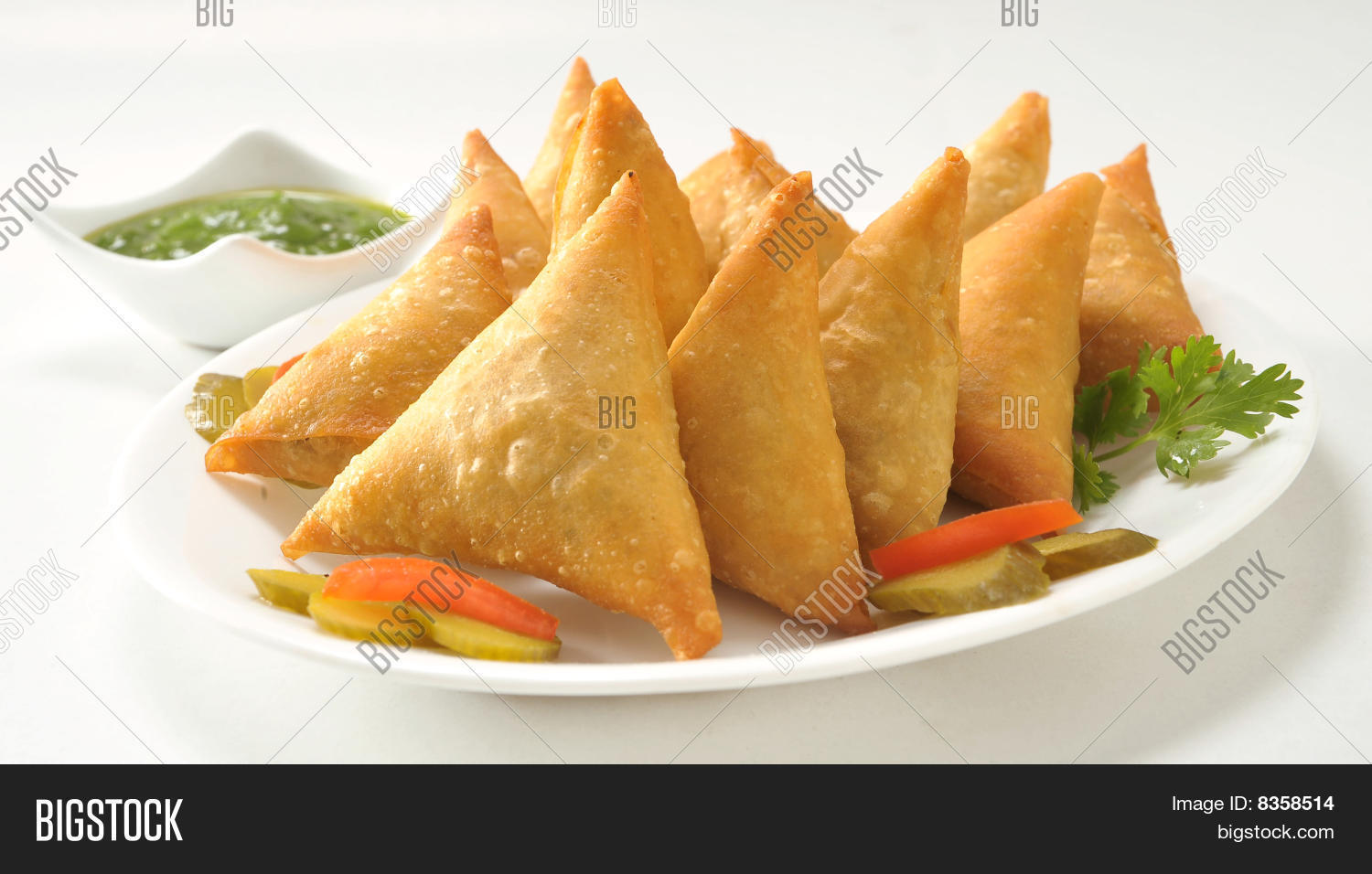 Potato Filled Samosa Image & Photo (Free Trial) Bigstock