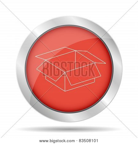 Box Vector Illustration. Flat Design Style