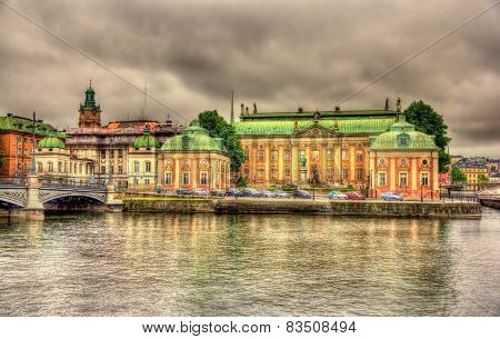 House Of Nobility - Riddarhuset In Stockholm, Sweden