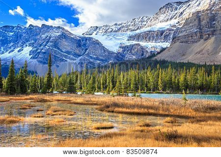 Sunrise at the Bow Lake