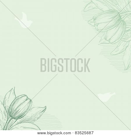 spring floral background