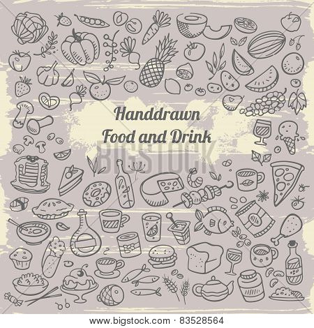 Food Icons background