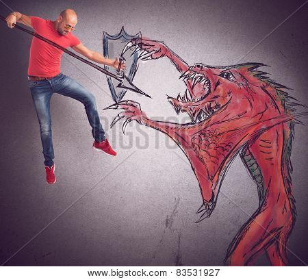 Man versus evil