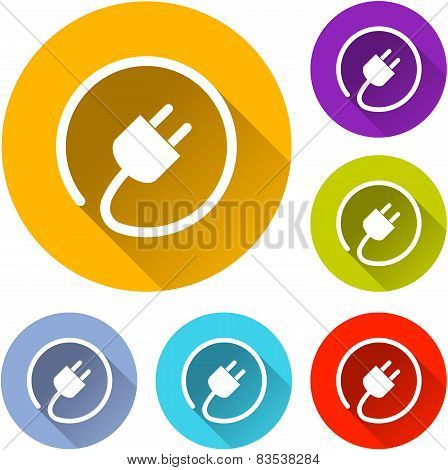Electric Plug Icons