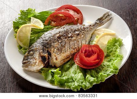 grilled bream