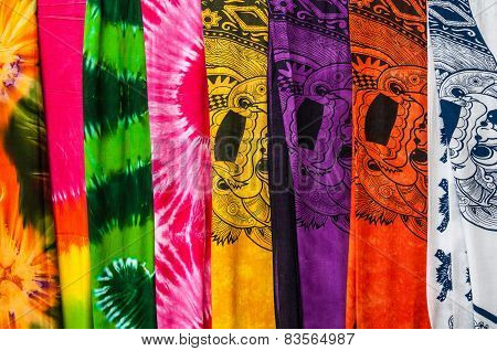Colorful Sarongs (balinese Cloth), Bali, Indonesia