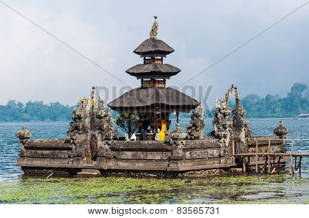 Pura Ulun Danu Temple On A Lake Bratan, Bali, Indonesia