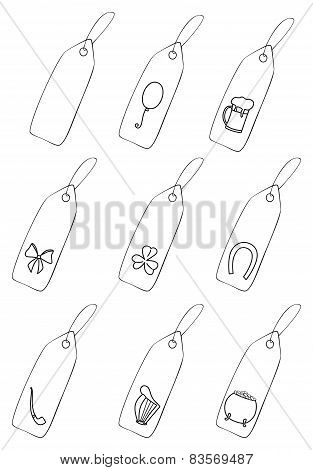 Happy Holiday - Tags For Saint Patrick's Day