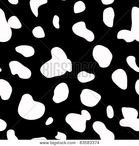 Seamless pattern of dalmatian spots