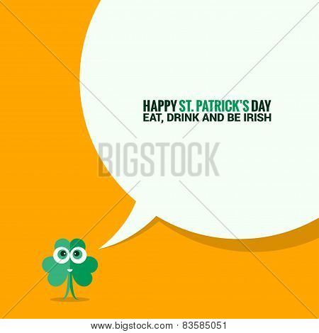 Patrick day social media background