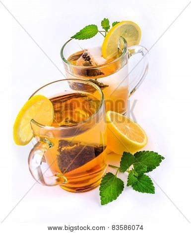 Mint Tea with lemon