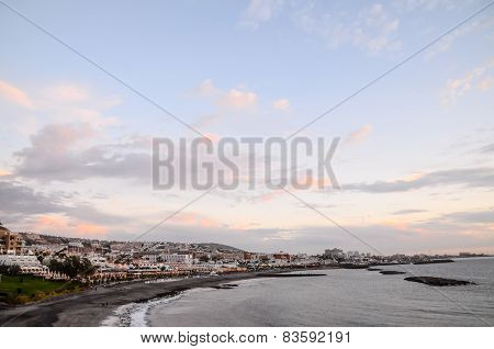 View of Playa de Fanabe Adeje Tenerife