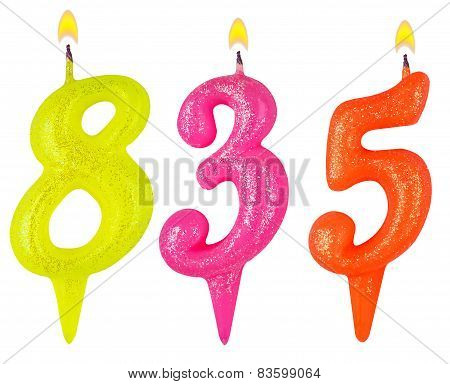 Candles Number Eight Hundred Thirty-five