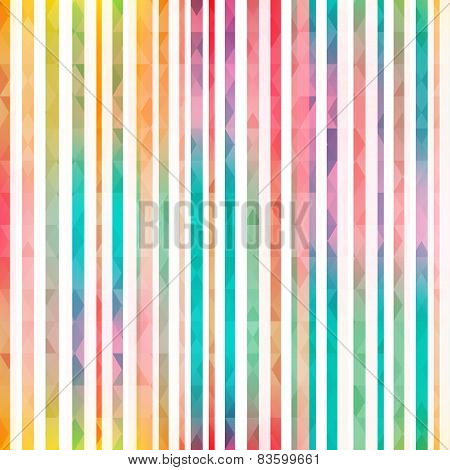 Rainbow Stripes Seamless Pattern