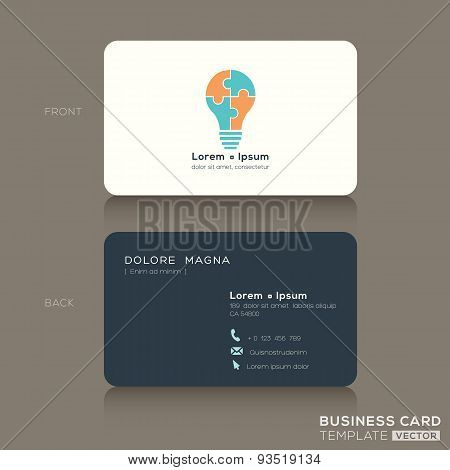 Idea Creative Business Cards Design Template