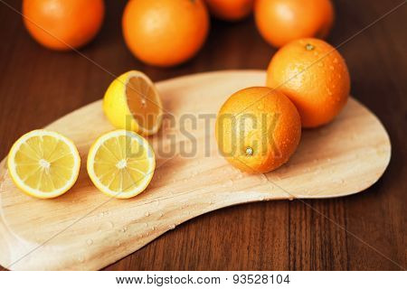 citrus on the board