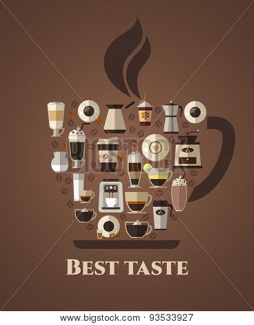 Coffee best taste poster