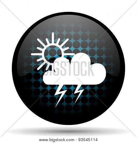 storm icon waether forecast sign