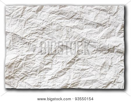 White Textured Sheet Of Paper