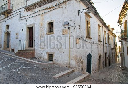 Alleyway. Bovino. Puglia. Southern Italy.