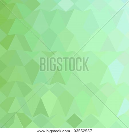 Absinthe Green Abstract Low Polygon Background
